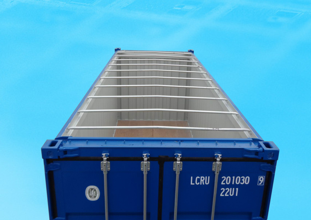 20’ hard open top container