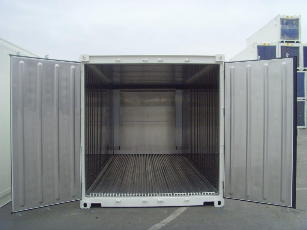 Refrigerated Shipping Container display