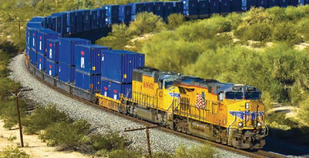 rail transport container