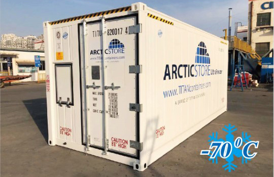 frozen container