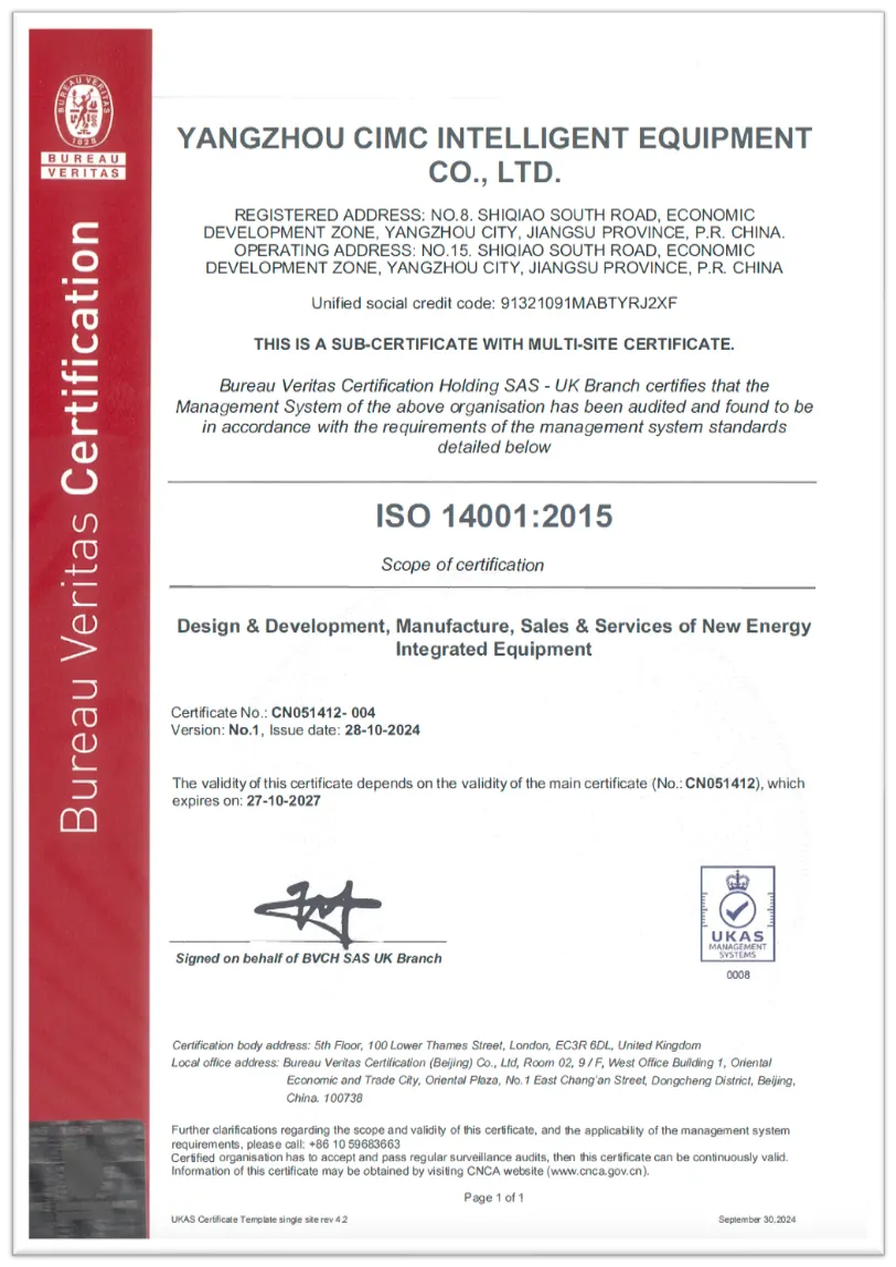 ISO 14001 Environment Management