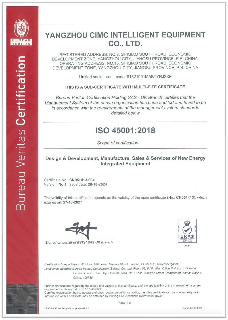 ISO 45001 H.S.E. Management