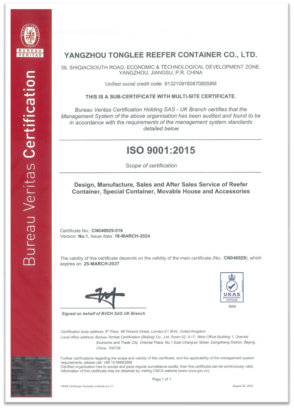 ISO 9001 Quality Mangement